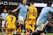 曼城1-0狼队，德布劳内轰入制胜球！他会成为梅西的迈阿密帮手吗